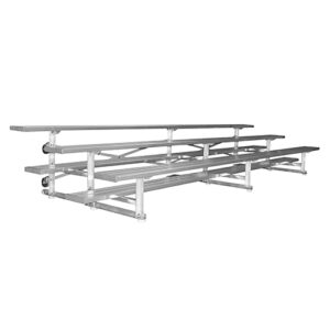 Tip & Roll Bleacher: 2 or 3 Row - 15' & 21' Wide Sizes